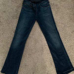 CITIZENS OF HUMANITY BOOTCUT JEANS. SIZE 26/27 EUC. See measurements